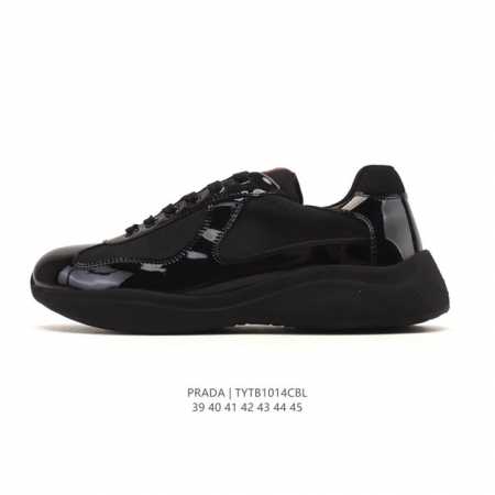 Company Grade Prada Series / Prada Men's Platform Height-Increasing Sports Runni - Click Image to Close