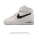 Nike Air Force 1 '07 Mid Af1. Mid-top Velcro-strap platform sneakers with added