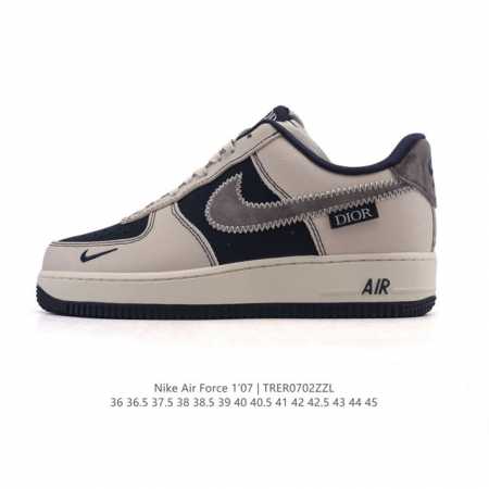 Af1 Nike Air Force 1 '07 Low Air Force One white shoes with thick soles and heig - Click Image to Close