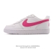 Nike Women's Court Borough Low Low-Top Sneakers. 1. Its leather upper combined w