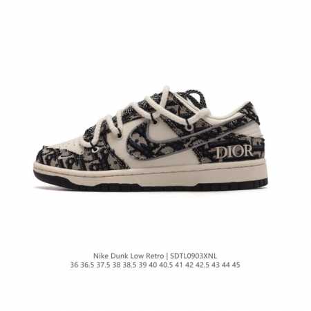 Nike Dunk Low Retro Dior 80 Nike Dunk 1985 Dunk Sj2068-286 36 36.5 37.5 38 38.5 - Click Image to Close