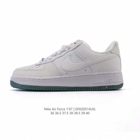 Nike Air Force 1 '07 Low Air Force One Low-Top Versatile White Shoes With Thick - Click Image to Close