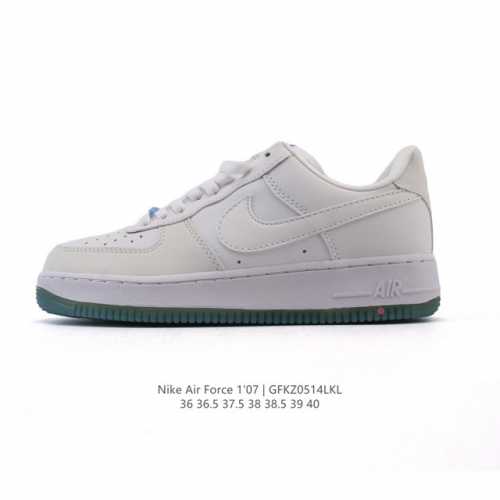 Nike Air Force 1 '07 Low Air Force One Low-Top Versatile White Shoes With Thick