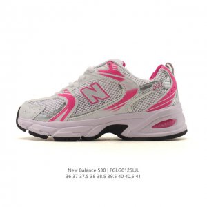 New Balance NB530 Retro Running Shoes, Thick-Soled, Height-Increasing, Cushione