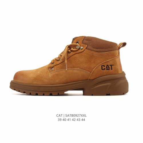 New company-grade Cat Martin boots, trendy thick-soled, height-enhancing ankle