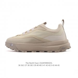 Corporate-grade outdoor dad sneakers. The North Face thick-soled, height-enhanc