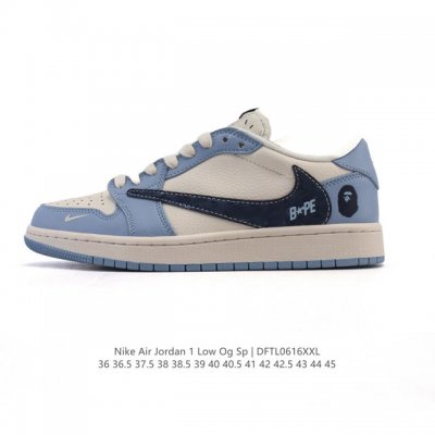 Company-level genuine Nike Air Jordan 1 Low Og Sp Military Blue Aj1 Joe 1 revers