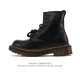 Company-grade DR Martens high-top business leather boots for men and women, casu