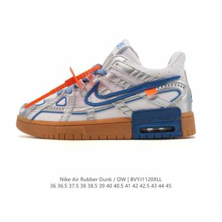 Company-grade Nike Men's and Women's Sports Skate Shoes Off-White X Nk Air Rubb - Click Image to Close