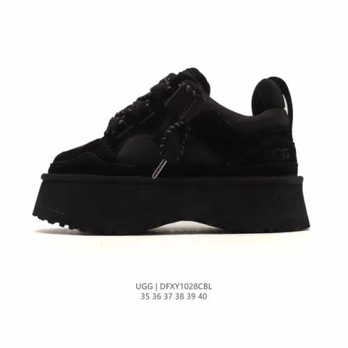 Company-grade Ugg snow boots, low-top short boots, thick-soled, height-increasin