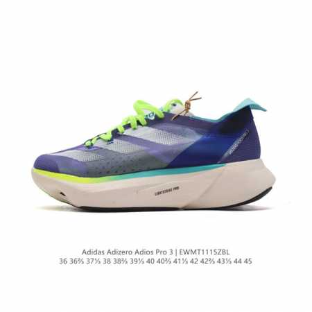Adidas adidas Adizero Adios Pro 3 40 adidas lightstrike Id3635 36-45 Ewmt1115Zbl - Click Image to Close