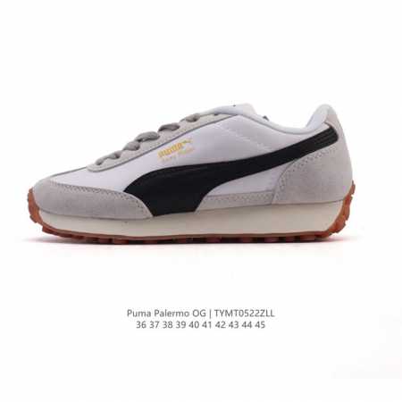 Puma Palermo Og Non-Slip And Wear-Resistant Low-Top Army Trainer Sneakers For Me - Click Image to Close