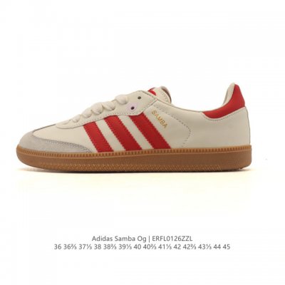 Adidas Originals Samba Og Shoes - Classic white sneakers for men and women, fea