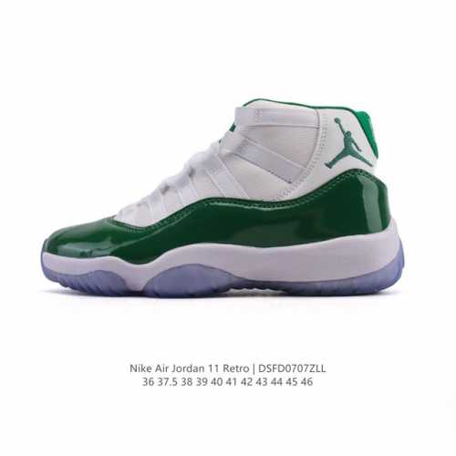 Nike Air Jordan 11 Retro Men's and Women's Sports Shoes Aj11 Classic design, lo