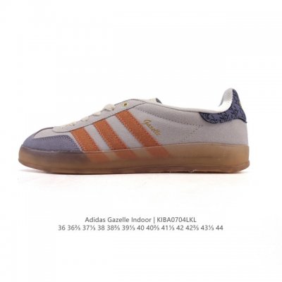 Adidas Originals Gazelle Indoor Retro Trefoil Non-slip Transparent Rubber Sneak