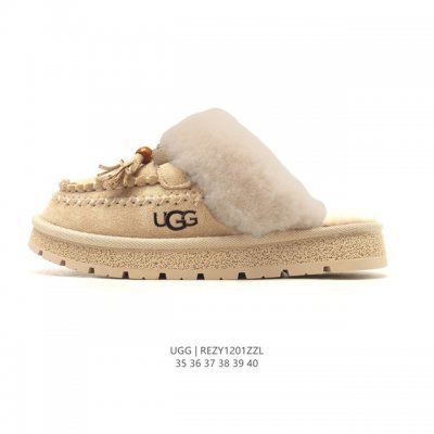 Company-grade Ugg snow boots with a large fur collar! A must-have for autumn and