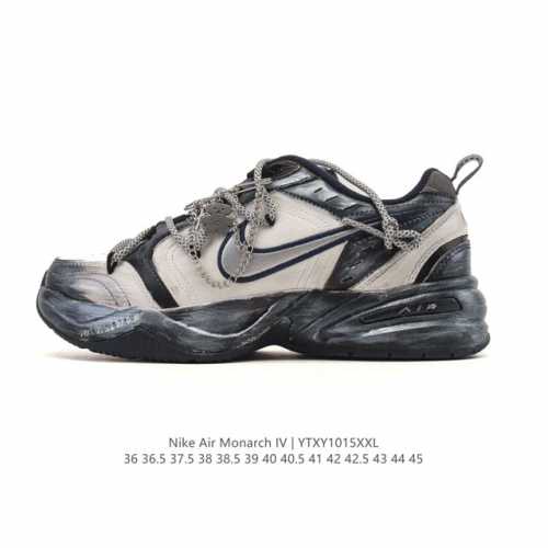 Company-grade Nike Air Monarch Iv men's and women's training shoes, chunky sole,