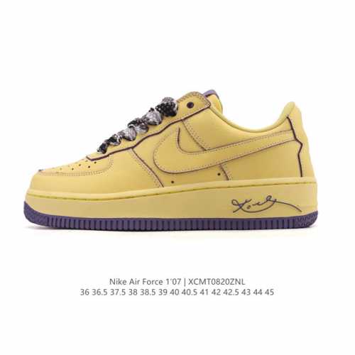 New Af1 Nike Air Force 1 '07 Low, a versatile sneaker with a thick, cushioned s