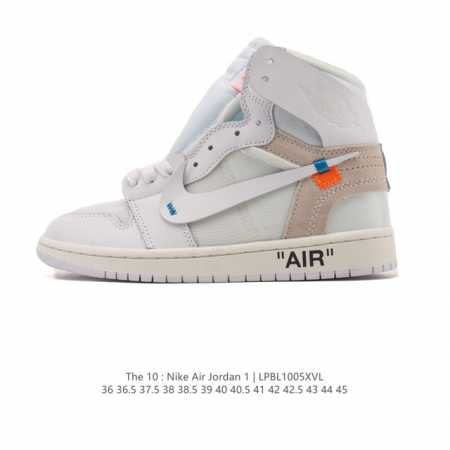 Company Grade Nike Off-White X Nike Air Jordan 1 Retro High Og - Click Image to Close