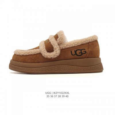 Factory-grade Ugg women's snow boots with laces, made in Guangdong. Features a T