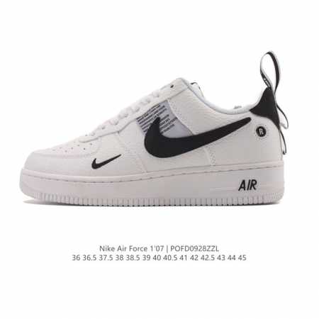 Nike Air Force 1 '07 Air Force One white cushioned low-top, versatile, thick-so - Click Image to Close