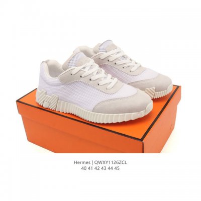 Hermes Hermes Street Style Sneakers for Men: Exuding Vitality, Lightweight and C