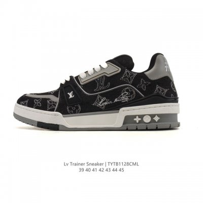 Company-grade Louis Vuitton Trainer Sneaker Low, fashionable athletic shoe, tre