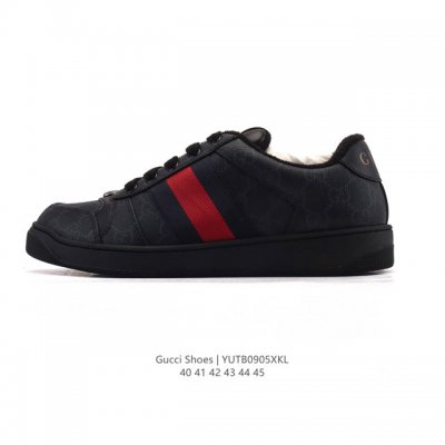 Corporate-grade Gucci men's shoes. Gucci Screener series distressed, dirty shoe