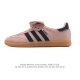 Adidas Wb pony Tonal Samba Sneakers, Milk Print Plush Fabric Upper, Large Tongue