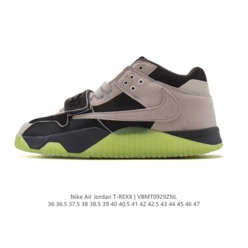 New Nike Jordan Travis Scott X Jordan Jumpman Jack "Bright Cactus" comfortable,