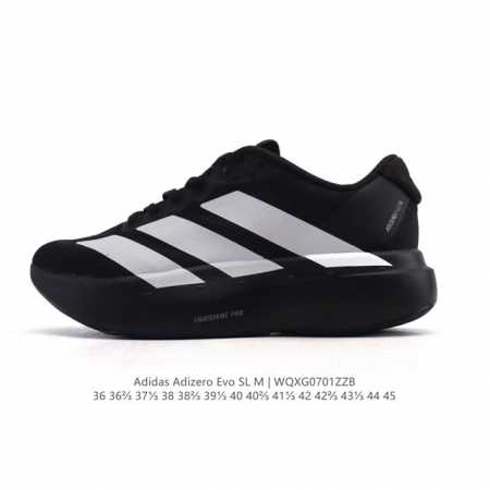 Adidas Adidas Adizero Evo Sl Sports Comfortable Non-slip Wear-resistant Low-top - Click Image to Close