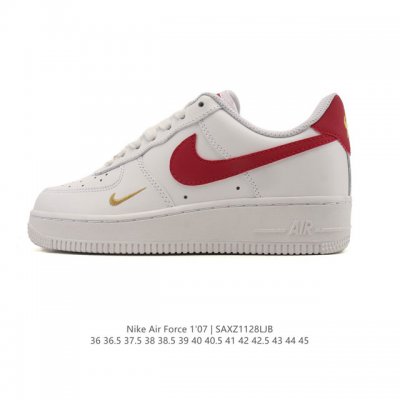 Nike Air Force 1 '07 Low, a versatile, platform, low-top, casual athletic sneak