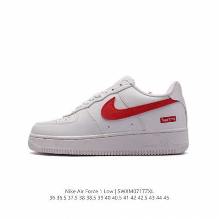 supreme X Nike Air Force 1 Low af1 supreme Cu9225-101 36 36.5 37.5 38 38.5 39 4 - Click Image to Close