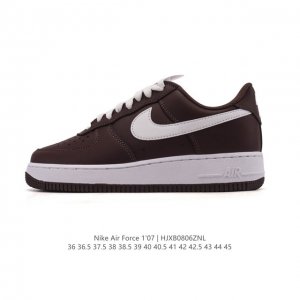 New Af1 Nike Air Force 1 '07 Low, a versatile sneaker with a thick, cushioned s