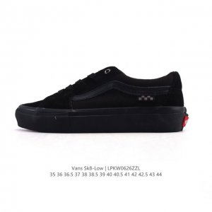 Vans Sk8-Low classic style Xiaohongshu hot-selling low-top casual canvas splici