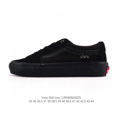Vans Sk8-Low classic style Xiaohongshu hot-selling low-top casual canvas splici