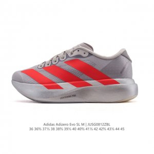 Adidas Adizero Evo Sl Sport Comfort, Non-Slip, and Wear-Resistant Low-Top Runnin