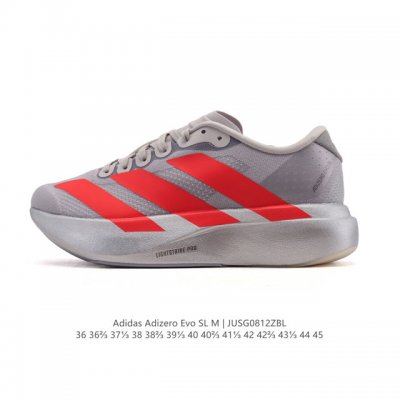 Adidas Adizero Evo Sl Sport Comfort, Non-Slip, and Wear-Resistant Low-Top Runnin
