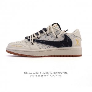 Company-Level Genuine Nike Air Jordan 1 Low Og Sp Military Blue Aj1 Joe 1 Invert