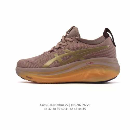 Corporate level Asics upgraded Gel-Nimbus 27 men's and women's running shoes, b