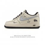 Company-grade Nike Air Force 1 '07 Low, 2025 new style, thick-soled, height-inc
