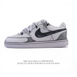 Corporate Nike Court Vision Low Campus Style Low-Top Retro Basketball Sneakers F