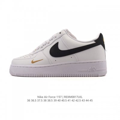 Special Offer: Nike Air Force 1 '07 Low, Air Force One white cushioned sneakers.