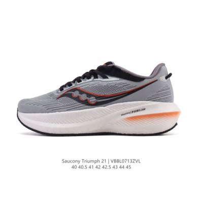 Corporate-grade Saucony Triumph 21 Neutral Running Shoes: Highly Cushioned, Ligh