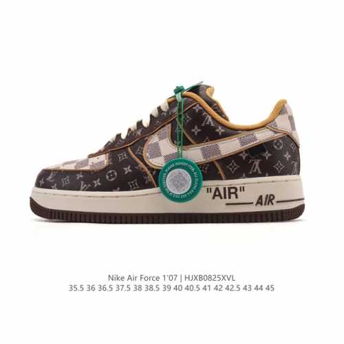 New Af1 Nike Air Force 1 '07 Low, a versatile sneaker with a thick, cushioned s