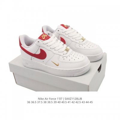 Nike Air Force 1 '07 Low, a versatile, platform, low-top, casual athletic sneak