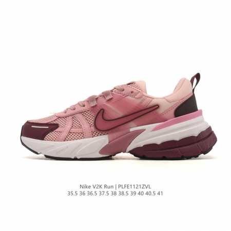 The Nike V2K Run, a retro low-top running shoe with shock absorption and slip r - Click Image to Close