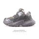 Trendy and luxurious children's shoes from Balenciaga. These thick-soled, heigh