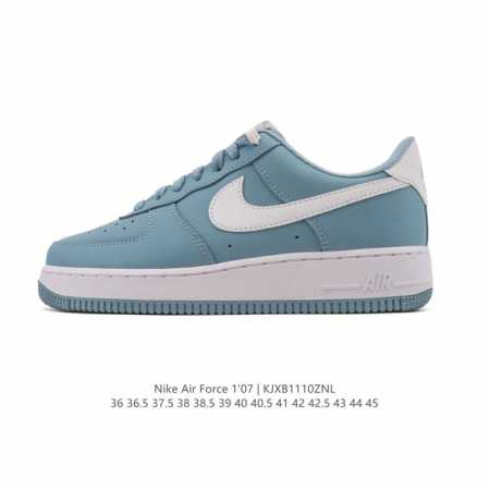 Company-grade Nike Air Force 1 '07 Low platform sneakers, made with original la - Click Image to Close