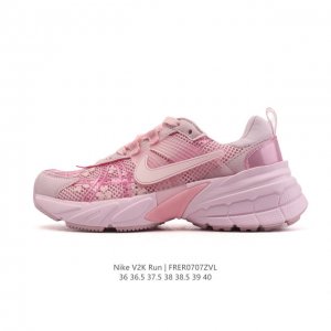 Corporate Nike V2K Run Shock Absorption and Anti-skid Retro Low-top Sports Runn